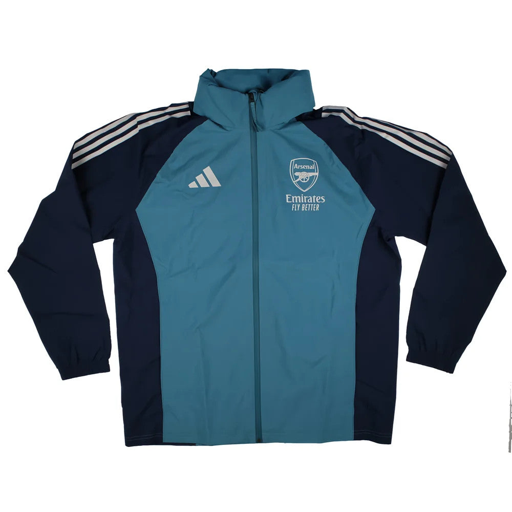 2025-2026 Arsenal Rain Jacket (Blanch Blue)_0