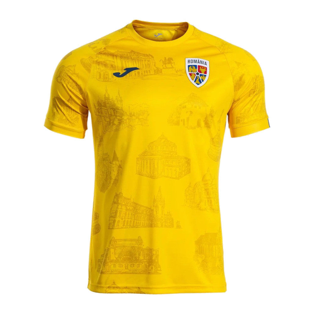 2025-2026 Romania Pre Match Shirt (Yellow) - Kids_0