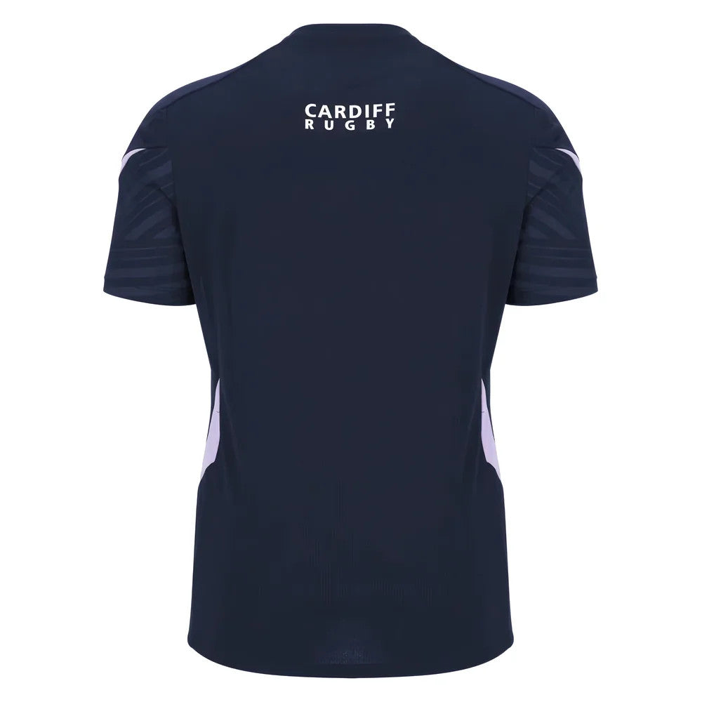 2025-2026 Cardiff Rugby Training Poly T-Shirt (Navy)_1