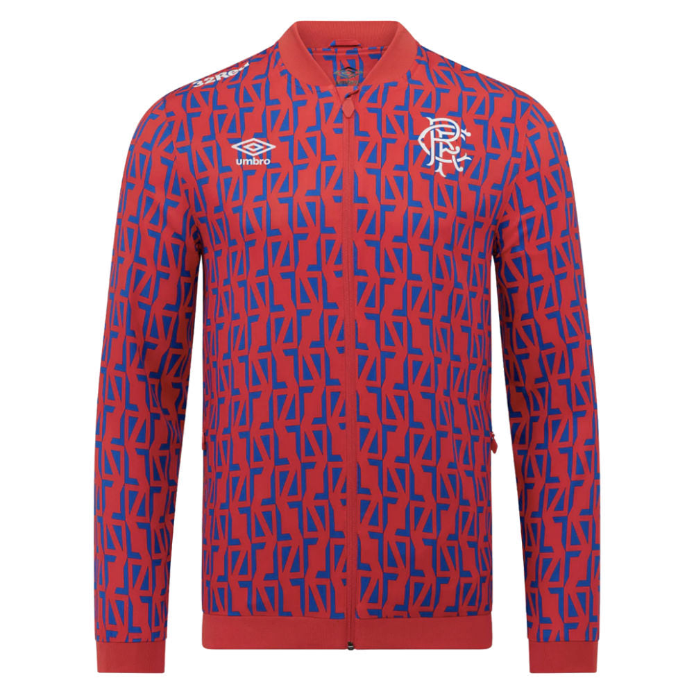 2025-2026 Rangers Away Pre Match Jacket (Red)_0