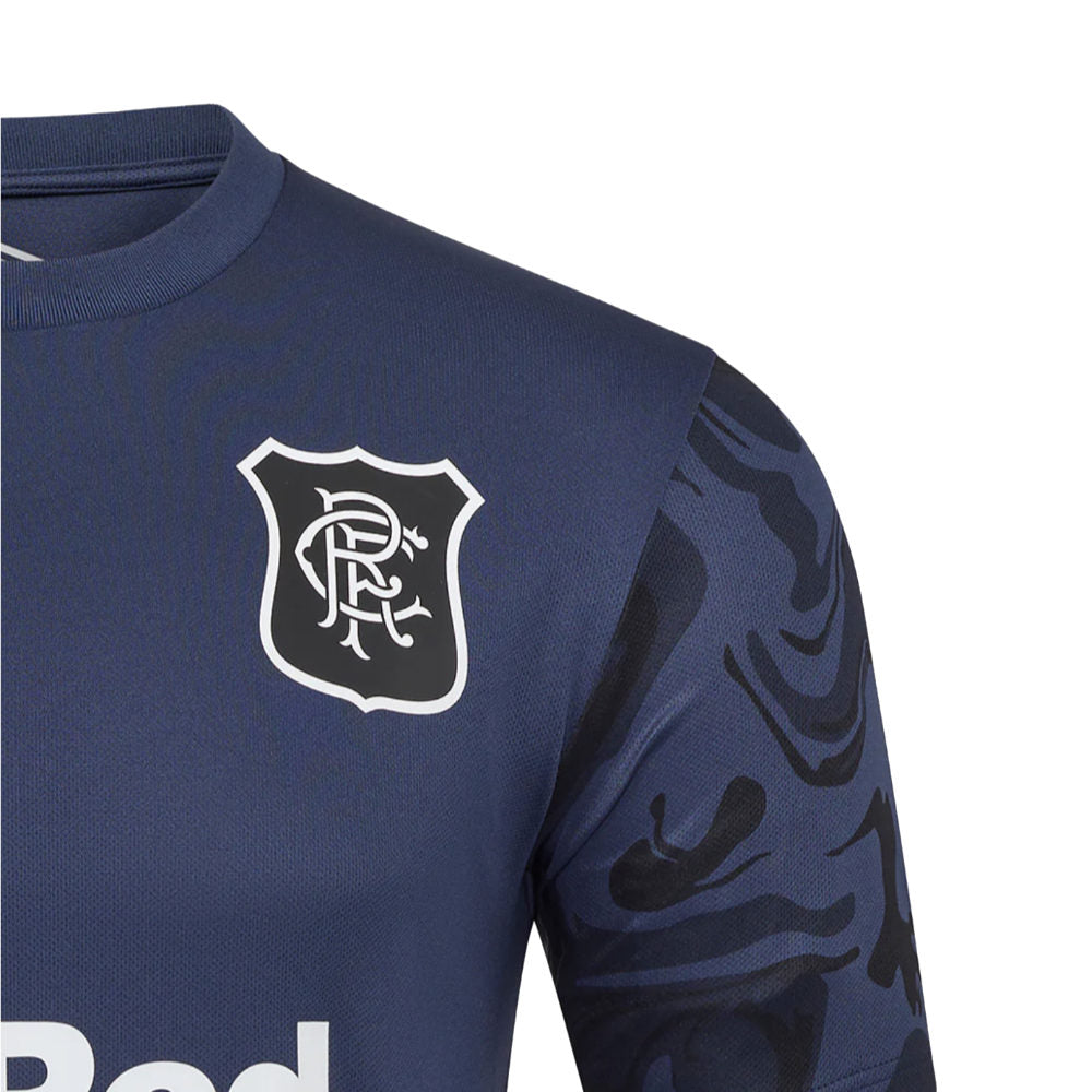 2025-2026 Rangers Third Pre Match Short Sleeve Tee (Indigo)_1