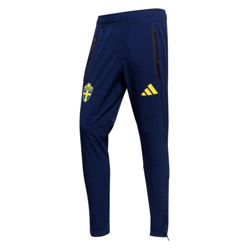 2026-2027 Sweden Tiro Tech Tracksuit Pants (Navy)_0