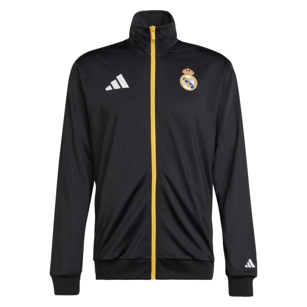 2025-2026 Real Madrid Marvel Track Top (Black)_0