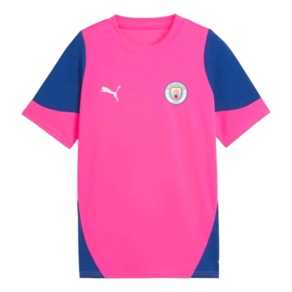 2025-2026 Man City Training Jersey (Fluro Pink) - Kids (Reijnders 4)_2