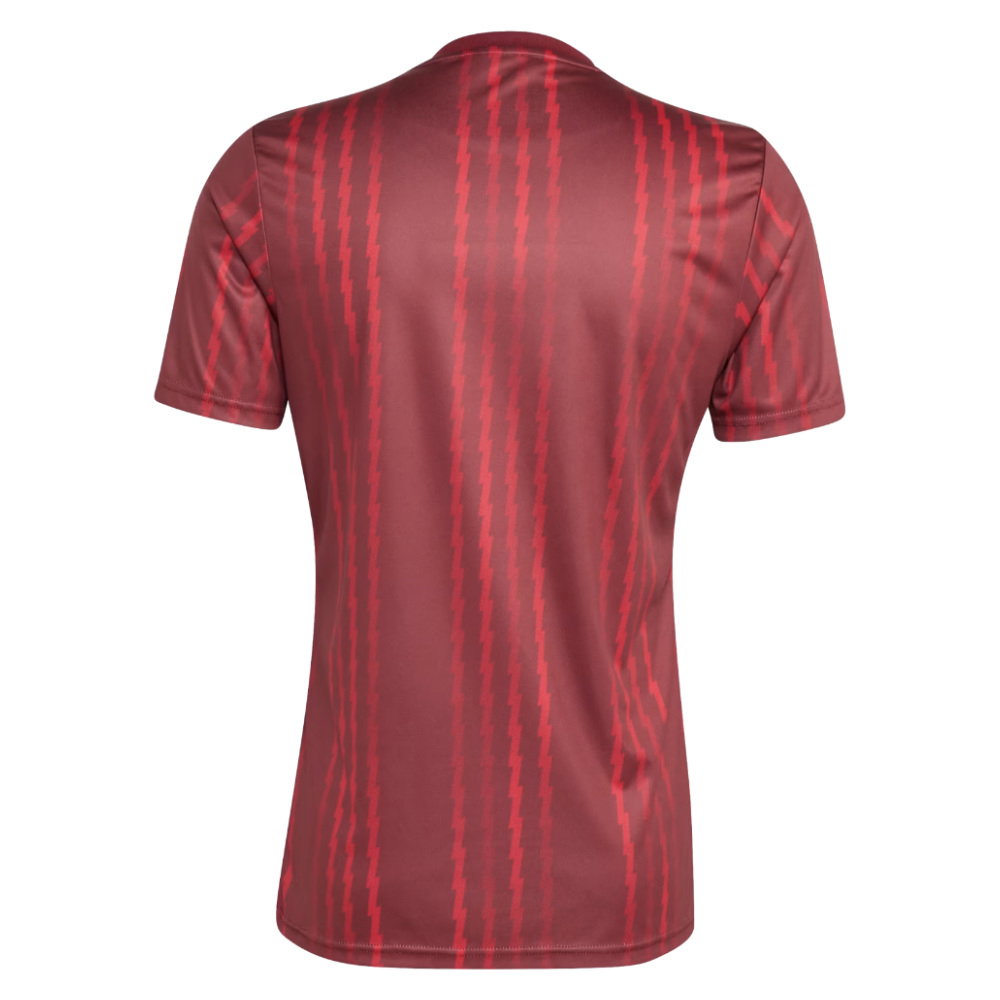 2025-2026 Arsenal Pre-Match Warm Up Shirt (Burgundy) (Trossard 19)_3