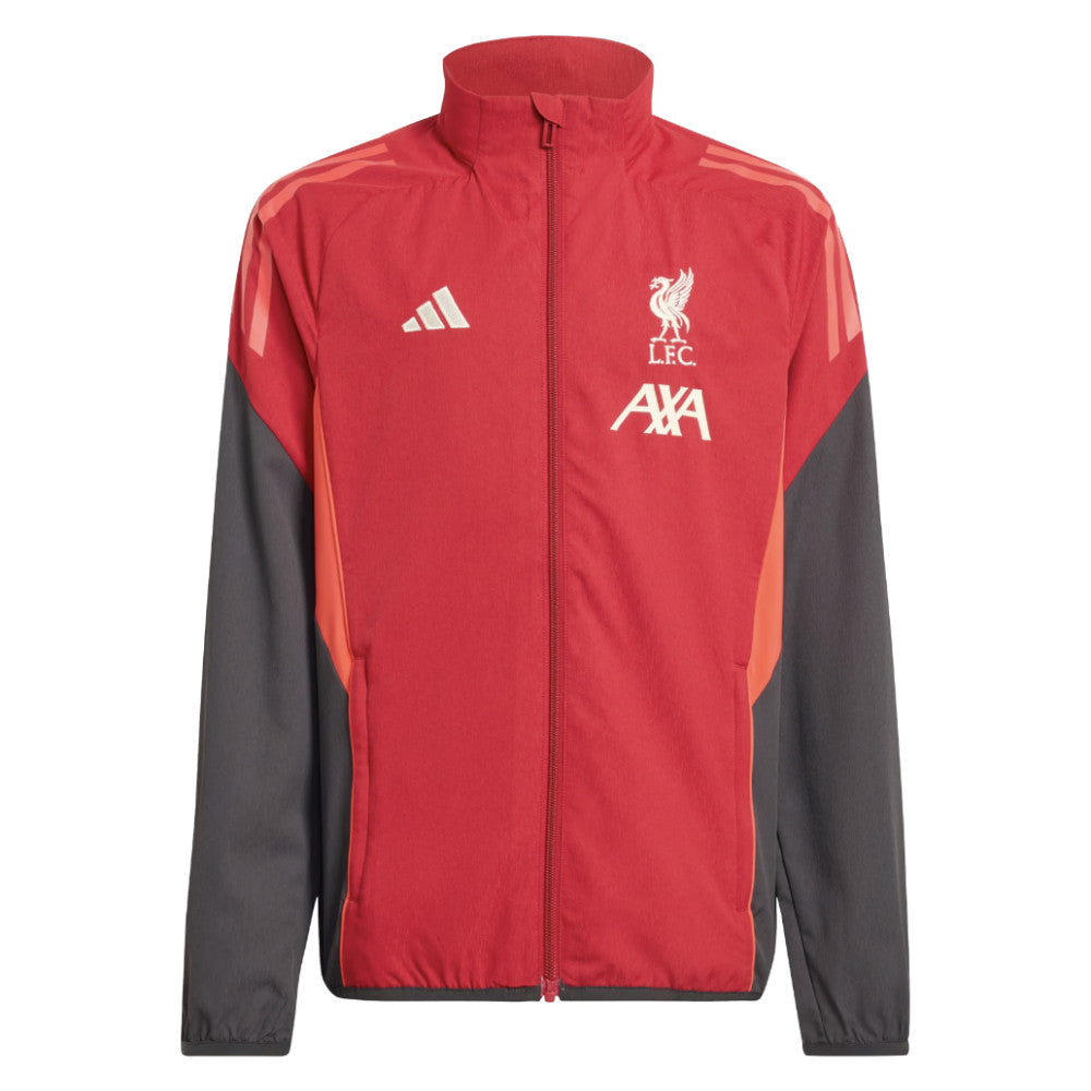 2025-2026 Liverpool Presentation Jacket (Strawberry Red) - Kids_0