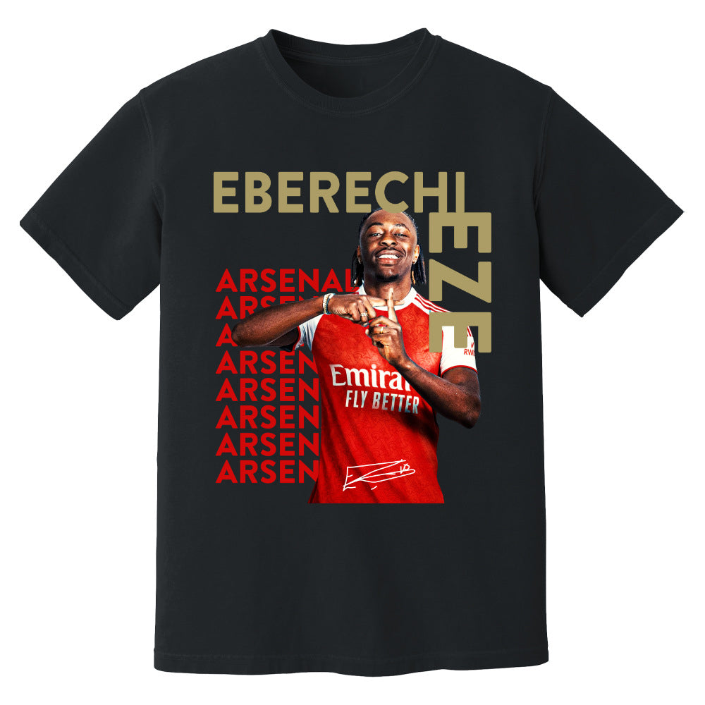Eberechi Eze Arsenal New Signing T-Shirt (Black)_1