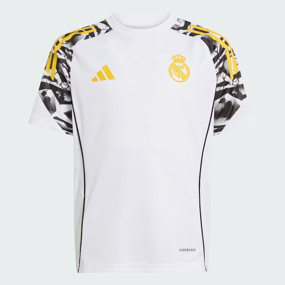 2025-2026 Real Madrid Marvel Avengers Training Shirt (White) - Kids_0