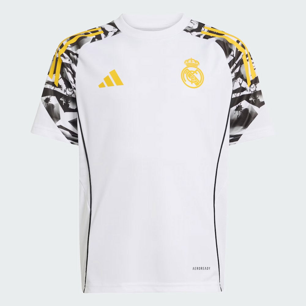 2025-2026 Real Madrid Marvel Avengers Training Shirt (White) - Kids (F.Mendy 23)_2