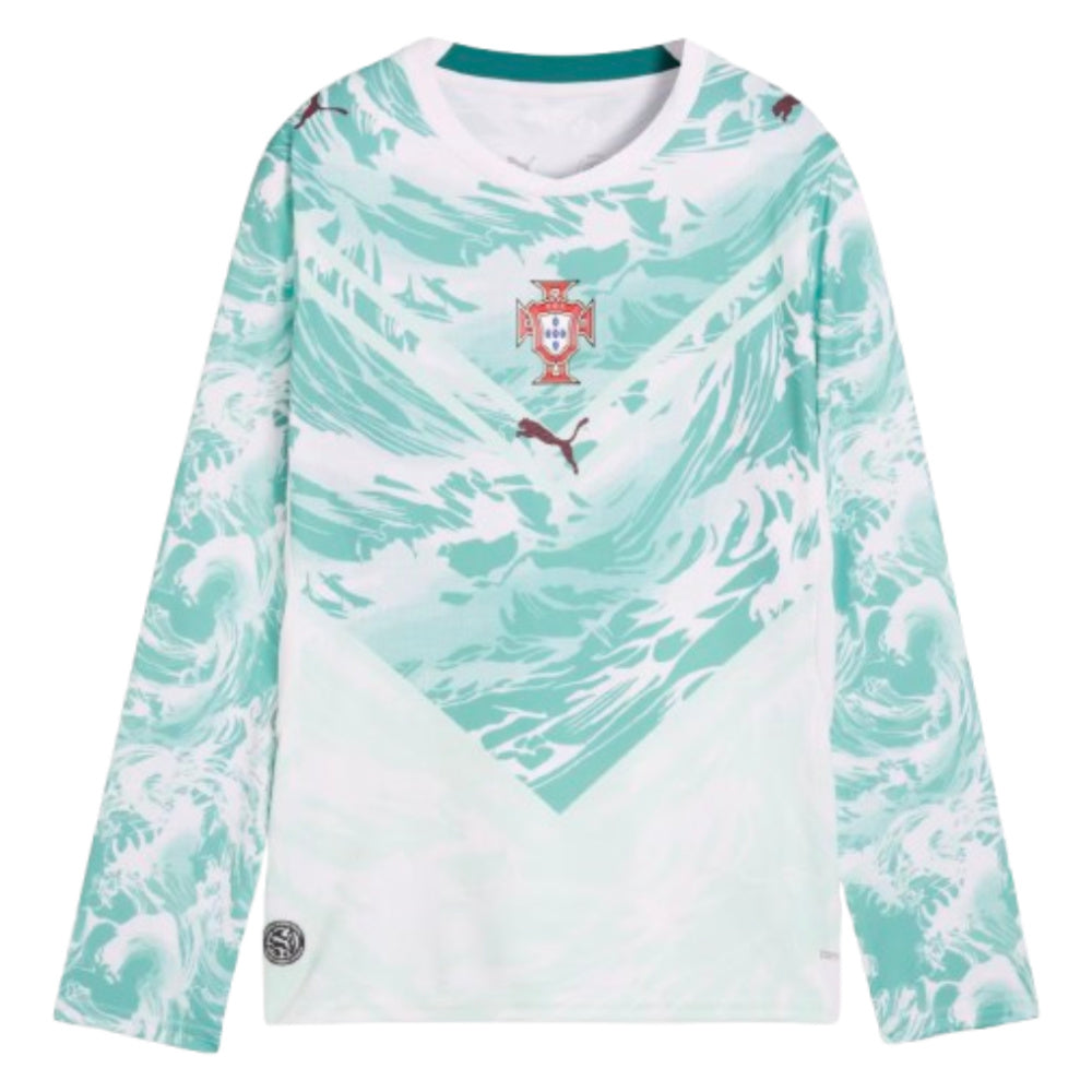2026-2027 Portugal Long Sleeve Away Shirt (Kids) (Rui Costa 10)_2