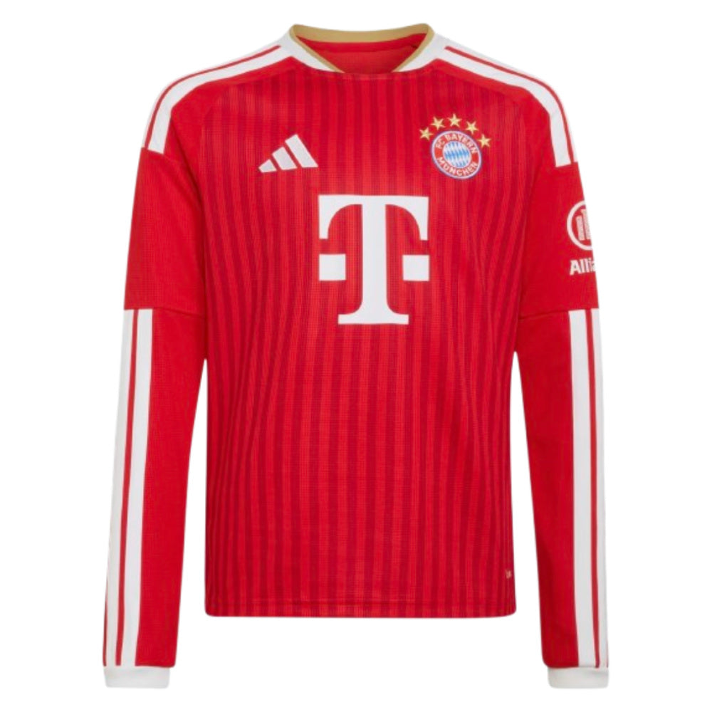 2026-2027 Bayern Munich Long Sleeve Home Shirt (Kids) (Muller 25)_2
