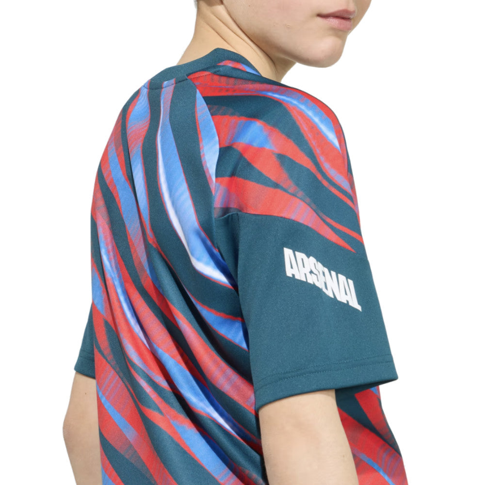 2026-2027 Arsenal Pre-Match Shirt (Utility Green) - Kids (Saliba 2)_4