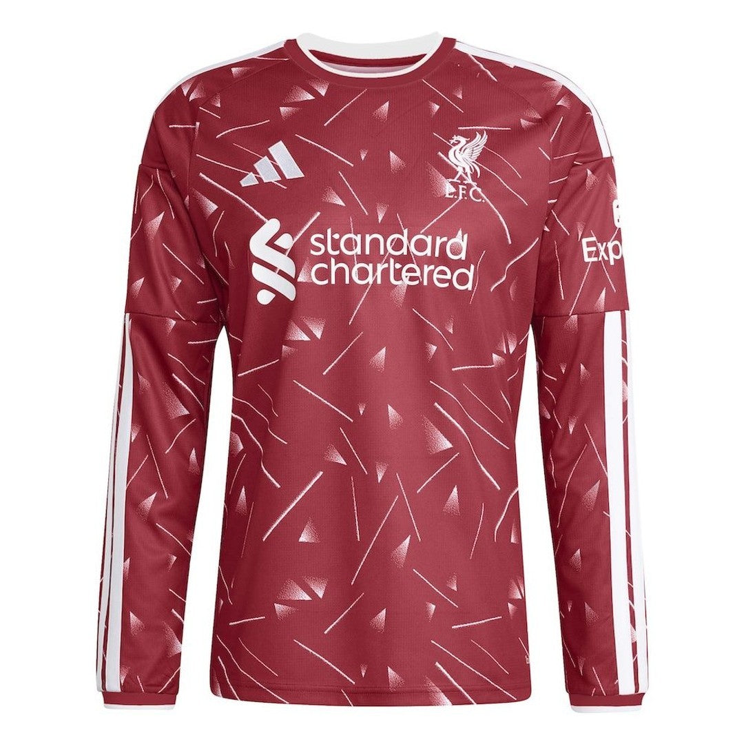 2026-2027 Liverpool Long Sleeve Home Shirt (Kids)_0