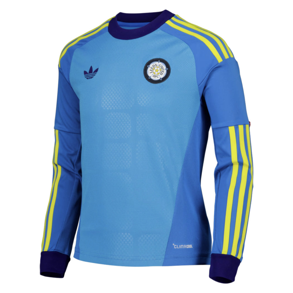 2026-2027 Leeds Goalkeeper Long Sleeve Shirt (Blue) - Kids_0