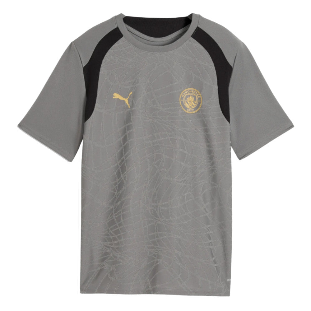 2026-2027 Man City Training Jersey (Cast Iron) - Kids (Semenyo 42)_2