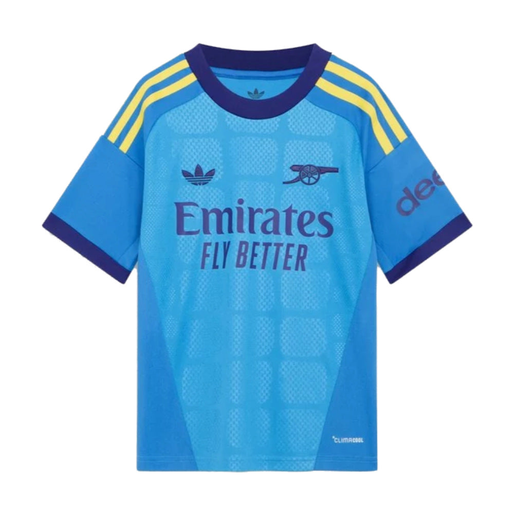 2026-2027 Arsenal Away Goalkeeper Shirt (App Sky Rush) - Kids (Arrizabalaga 13)_2