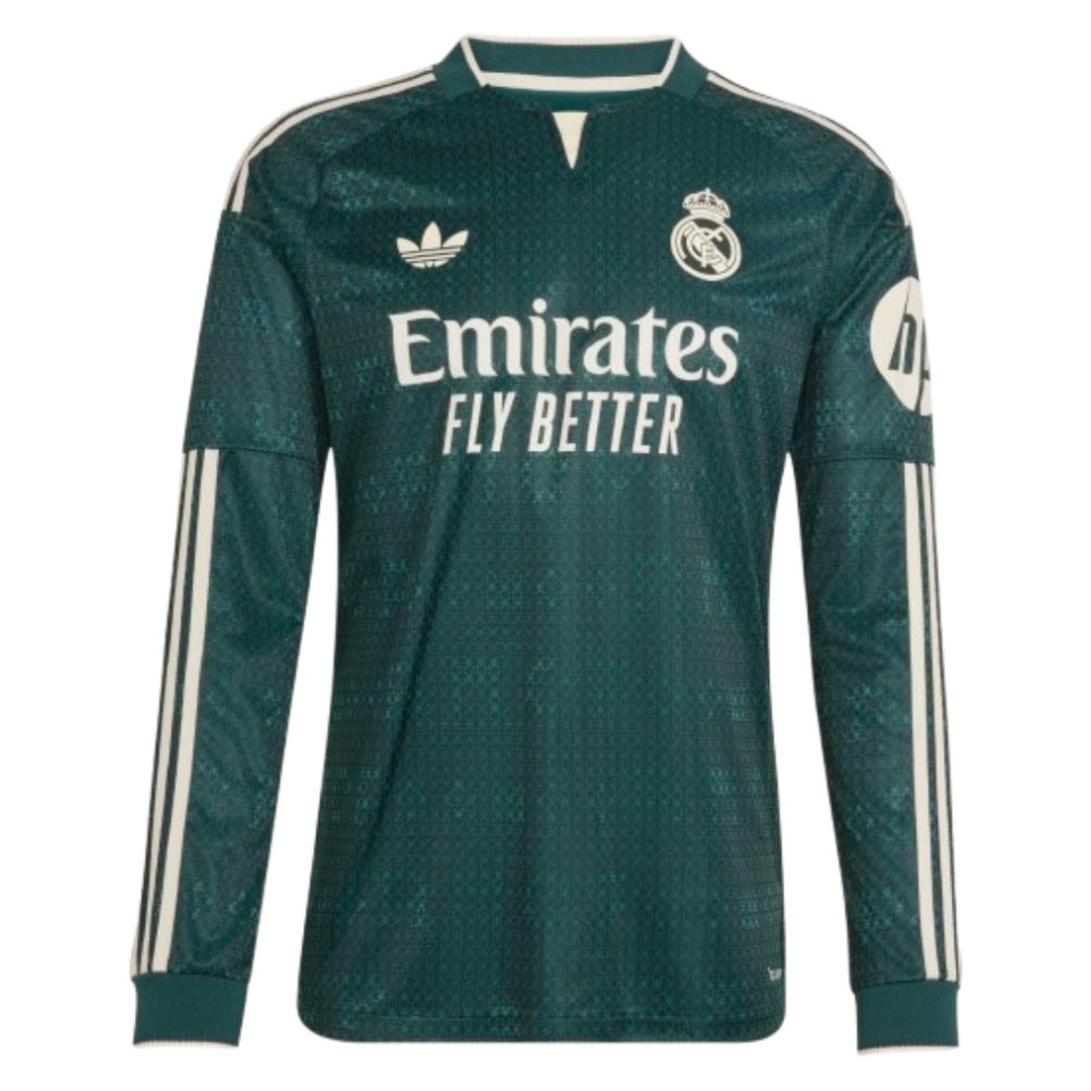 2026-2027 Real Madrid Authentic Long Sleeve Away Shirt (Ronaldo 9)_2