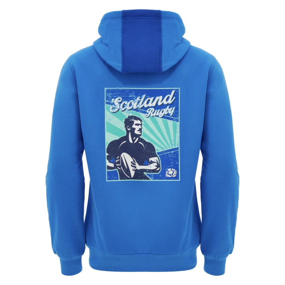 2026-2027 Scotland Rugby Cotton Hoodie (Blue) - Kids_1