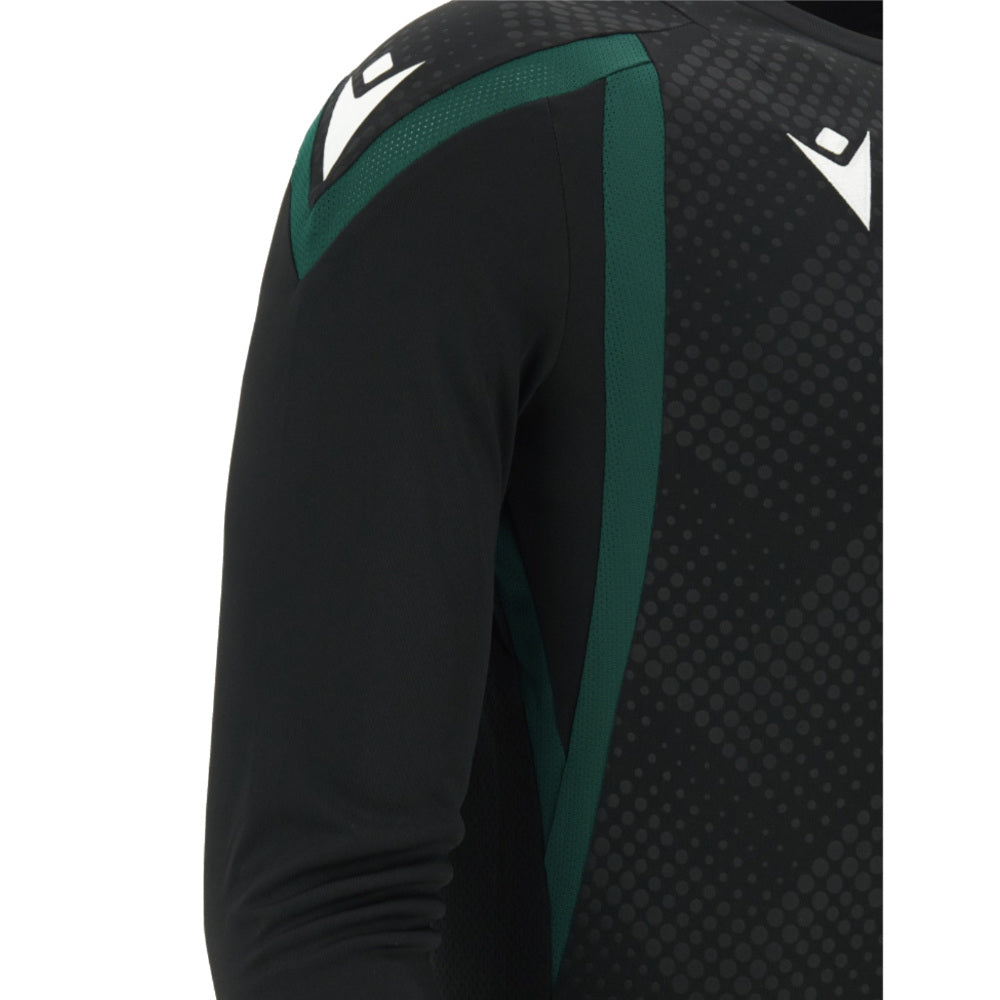 2026-2027 Wales WRU Rugby LS Training Shirt (Black) - Kids_2