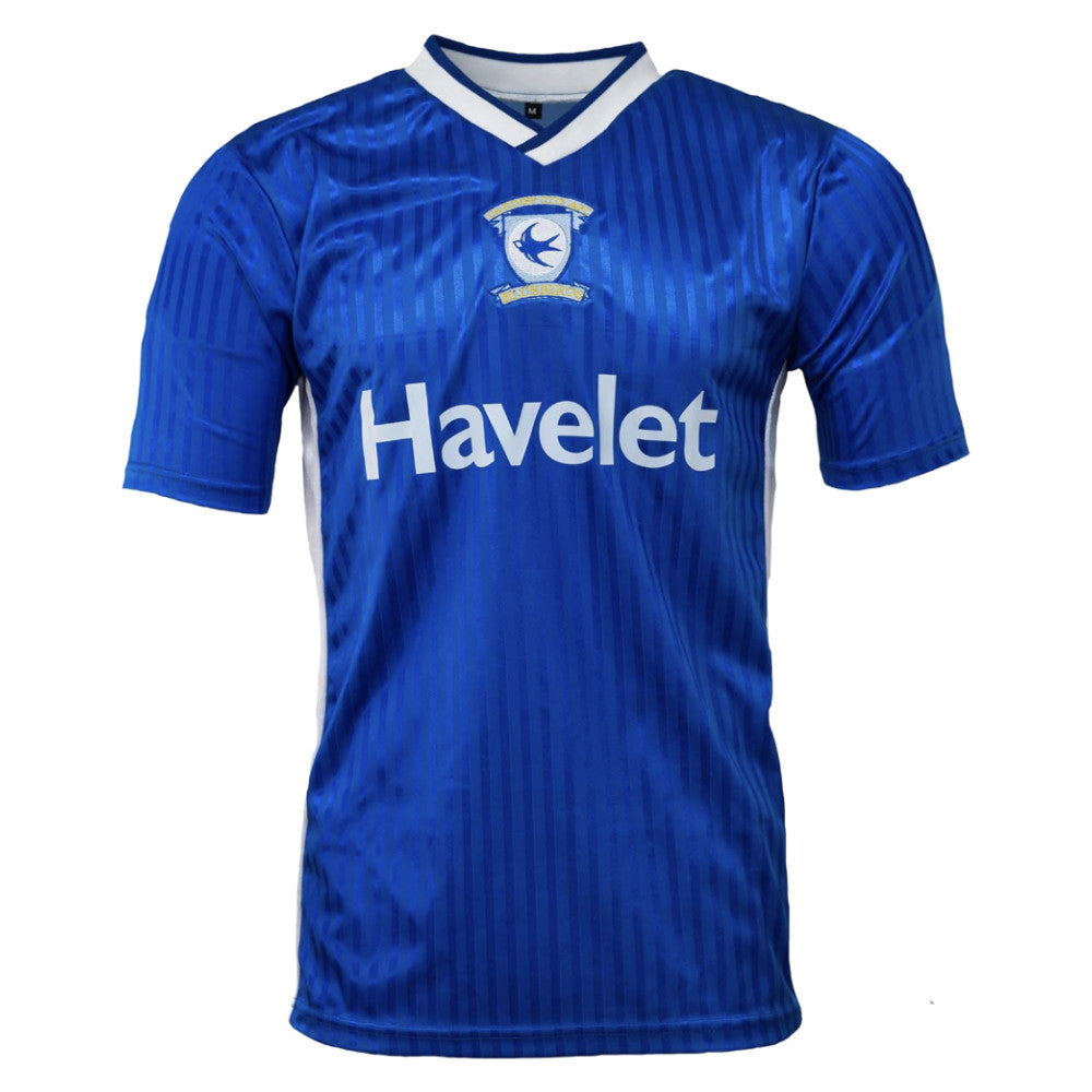 1988 Cardiff City Retro Home Shirt_0