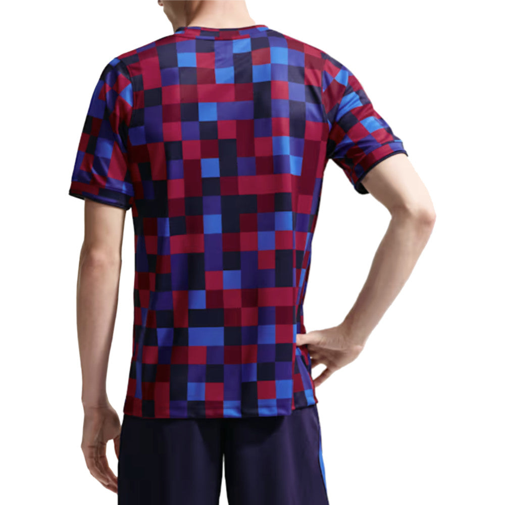 2026-2027 Barcelona Home Pre Match Top (Noble Red/Blue) (Alexia 11)_1
