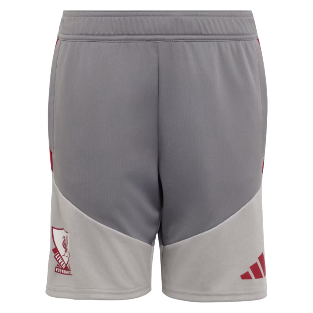 2026-2027 Liverpool EU Training Shorts (Grey) - Kids_0