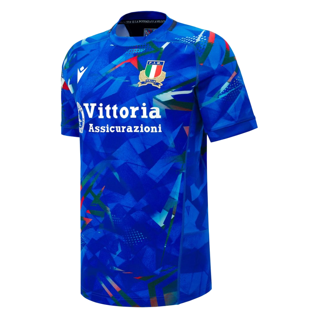 2026-2027 Italy Rugby Authentic Home Slim Fit Body Shirt_0