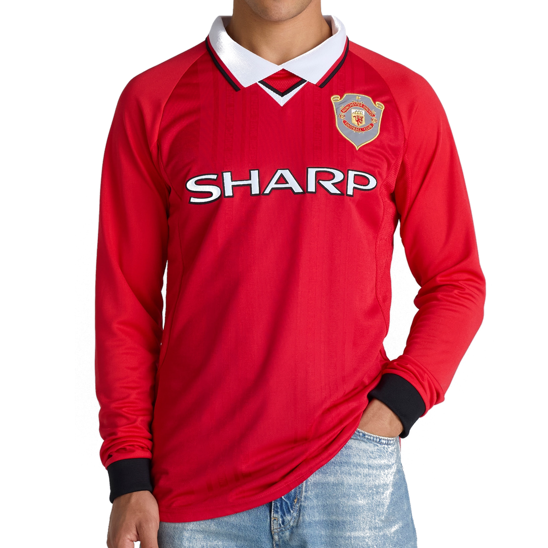 Manchester United 1999 Champions League Final Long Sleeve Shirt (Sheringham 10)_2