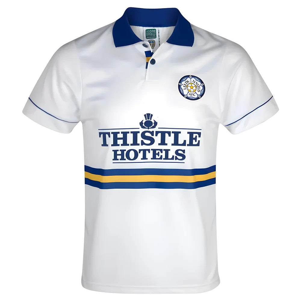 Leeds United 1994 Score Draw Home Shirt (S) Yeboah #21 (BNWT)_1