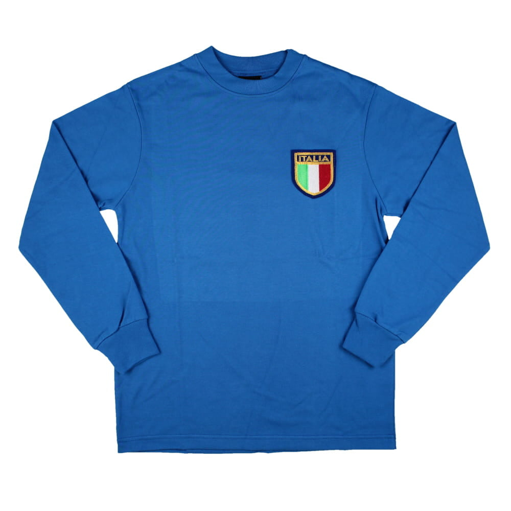 Italy Long Sleeve Retro Home Shirt (M) Riva #11 (Excellent)_1