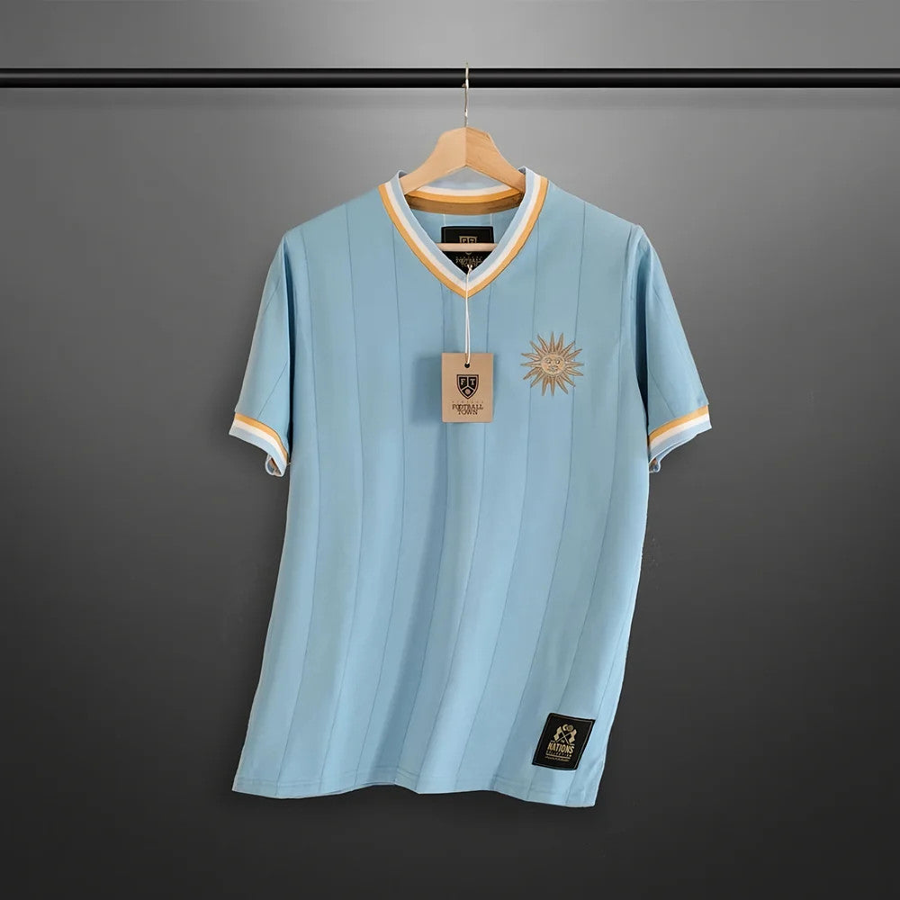 Vintage Uruguay La Celeste Soccer Jersey_0