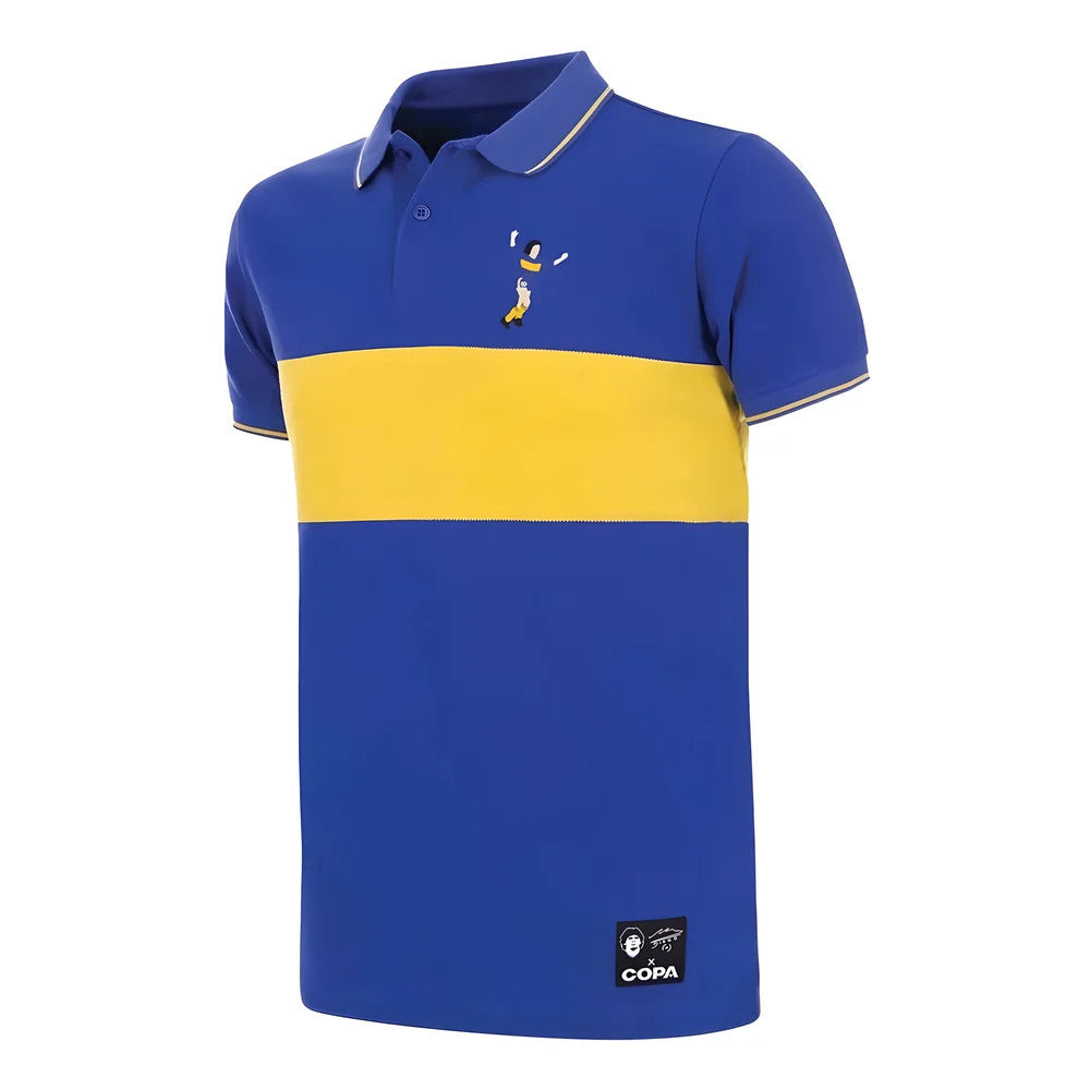 Maradona X COPA Boca Embroidery Polo Shirt_1