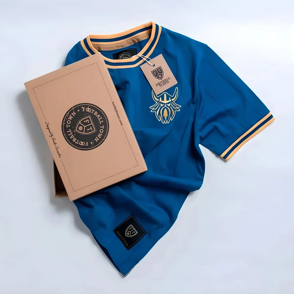 Vintage Sweden Blågult Away Soccer Jersey_3