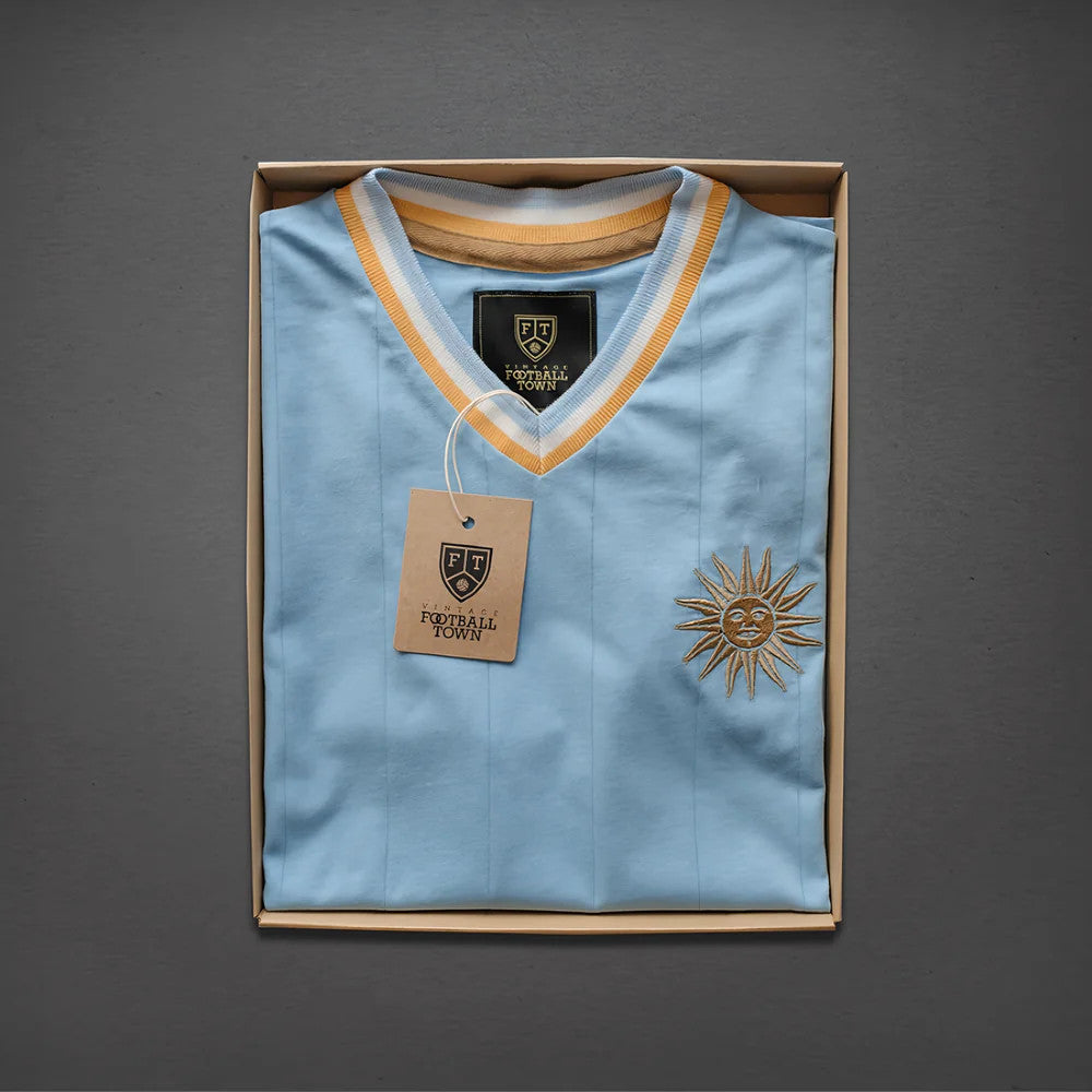 Vintage Uruguay La Celeste Soccer Jersey_3