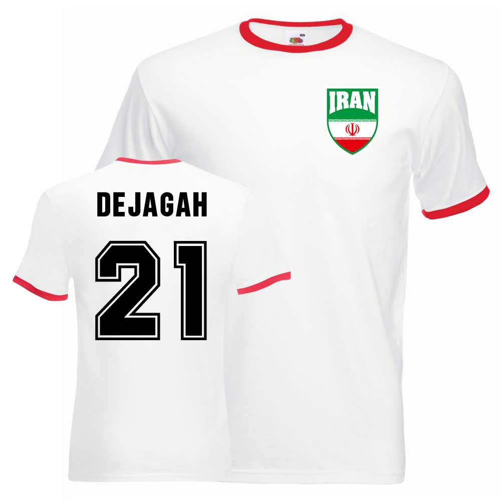 Ashkan Dejagah Iran Ringer Tee (white-red)_0