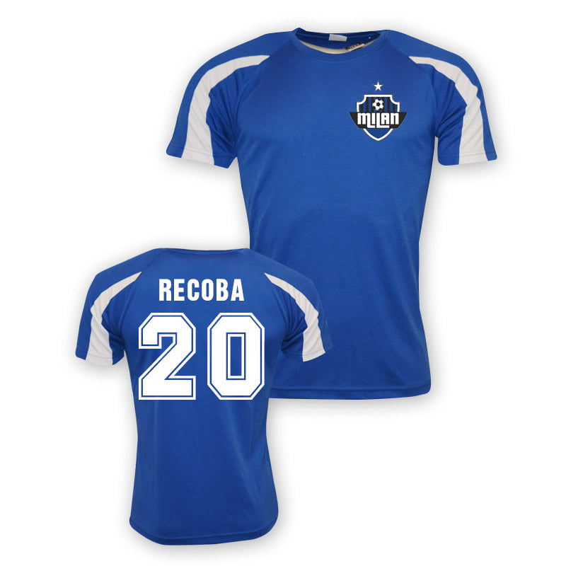 Alvaro Recoba Inter Milan Sports Training Jersey (blue)_1
