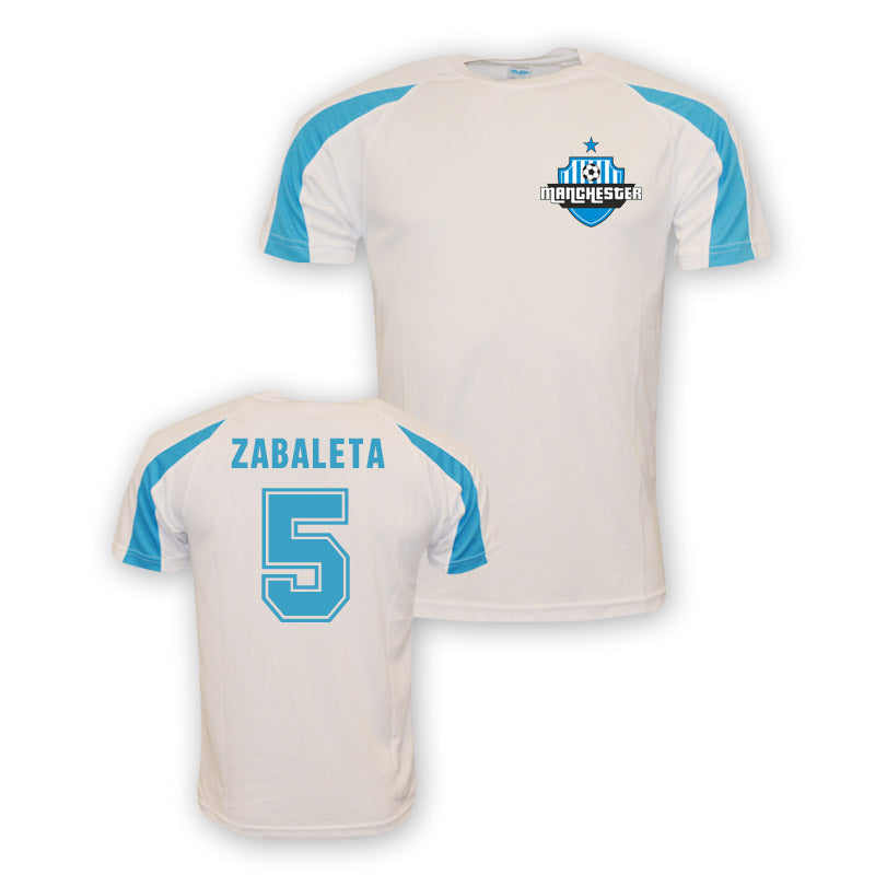 Pablo Zabaleta Man City Sports Training Jersey (white) - Kids_0