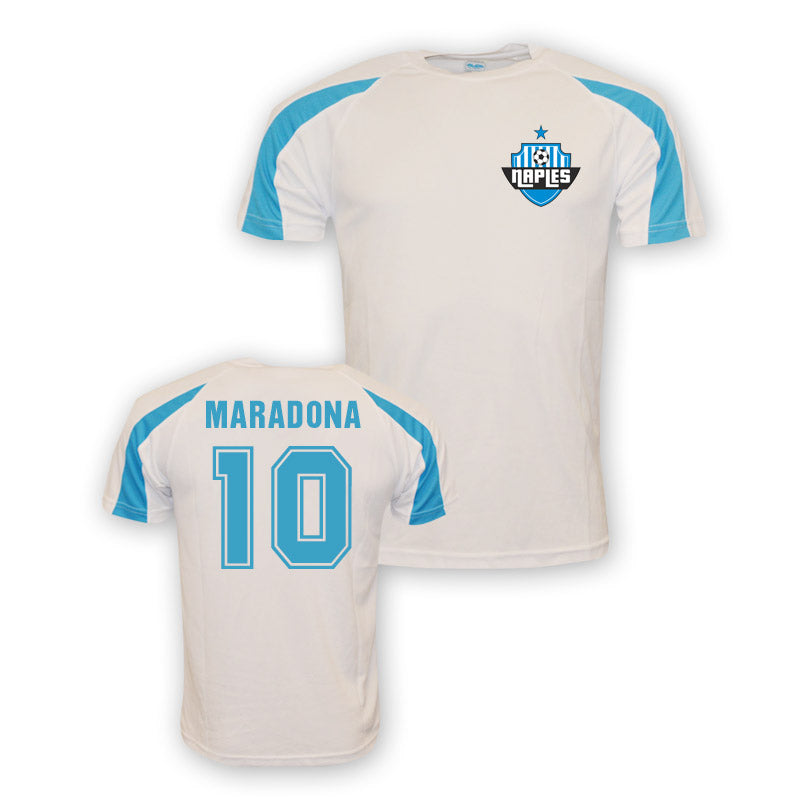 Diego Maradona Napoli Sports Training Jersey (white) - Kids_1