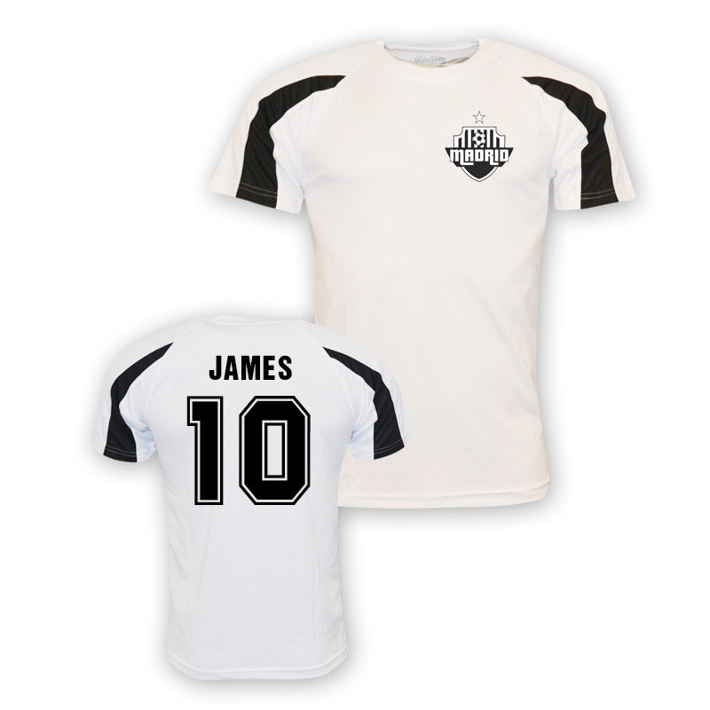 James Rodriguez Real Madrid Sports Training Jersey (white) - Kids_1