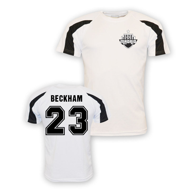 David Beckham Real Madrid Sports Training Jersey (white) - Kids_1