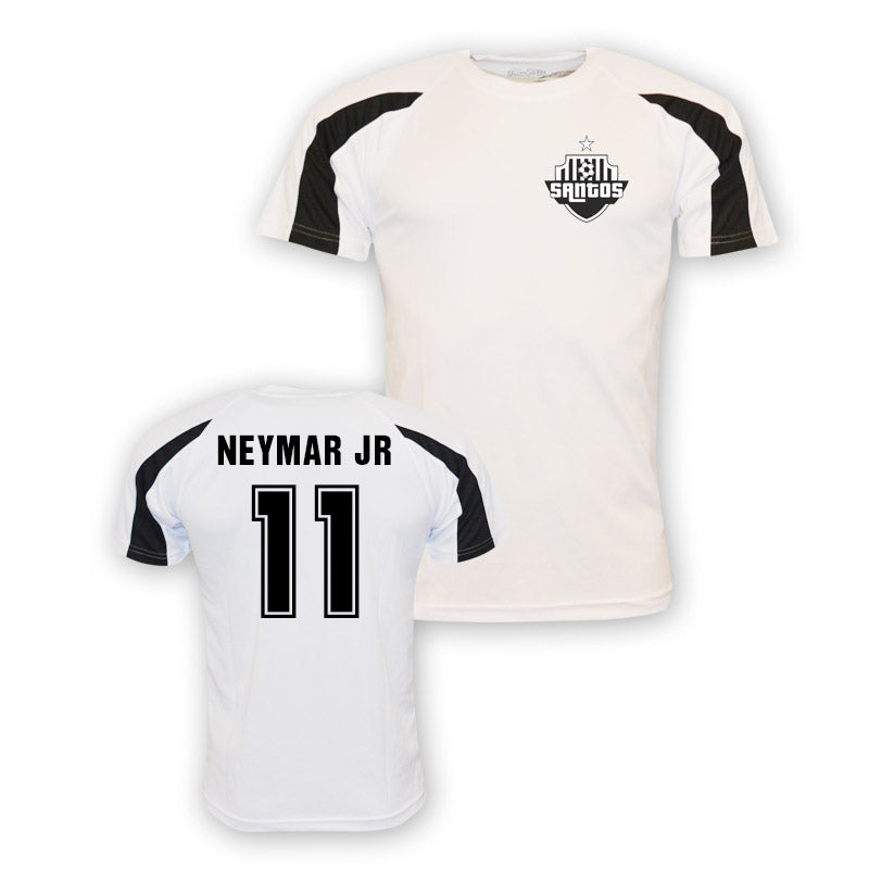 Neymar Jr Santos Sports Training Jersey (white) - Kids_0