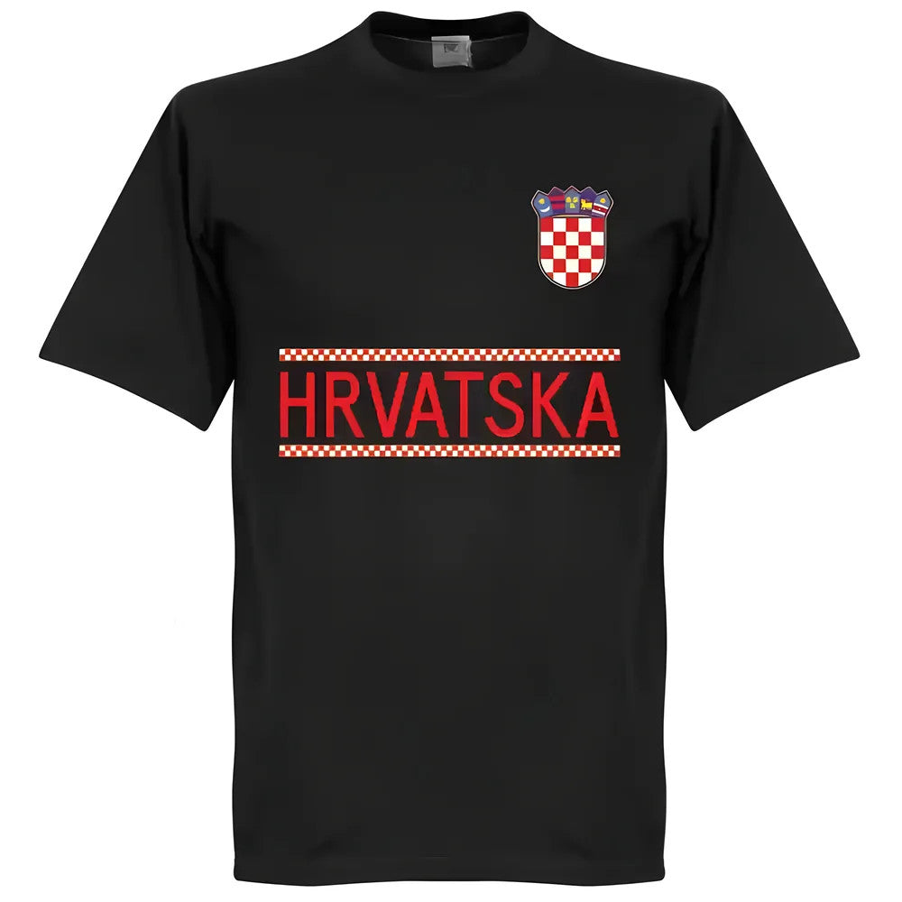 Croatia Modric 10 Team T-Shirt - Black_1