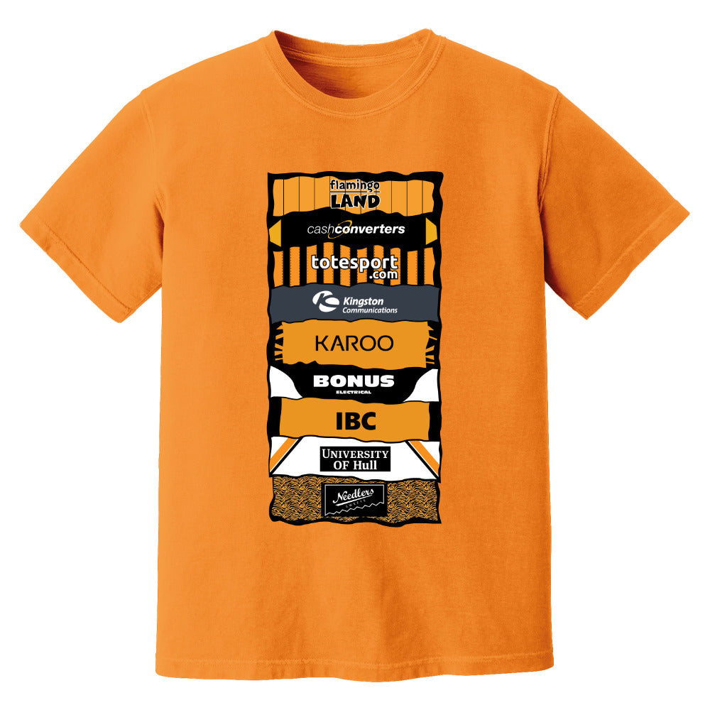 Hull Sponsor History T-Shirt (Orange)_0