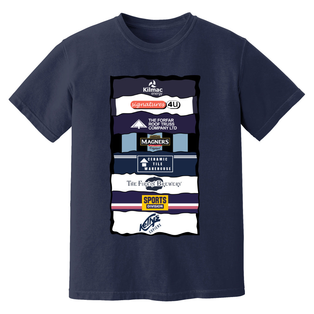 Dundee Sponsor History T-Shirt (Navy)_1