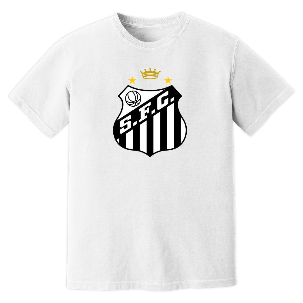 Santos Badge T-Shirt (White)_0