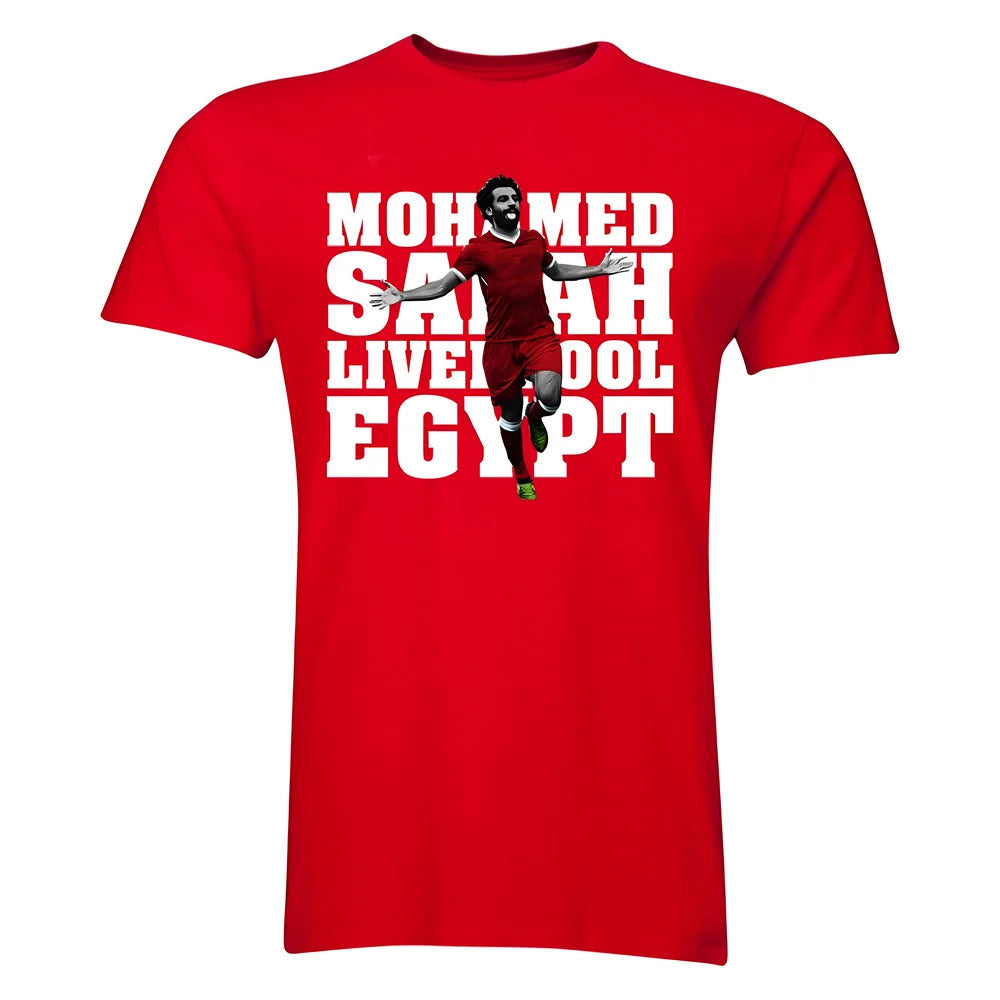 Mohamed Salah Liverpool Player T-Shirt (Red) - Kids_1