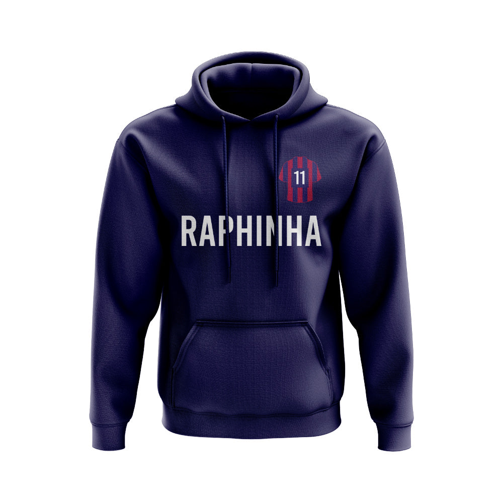 Raphinha Barcelona Number Hoody (Navy)_0