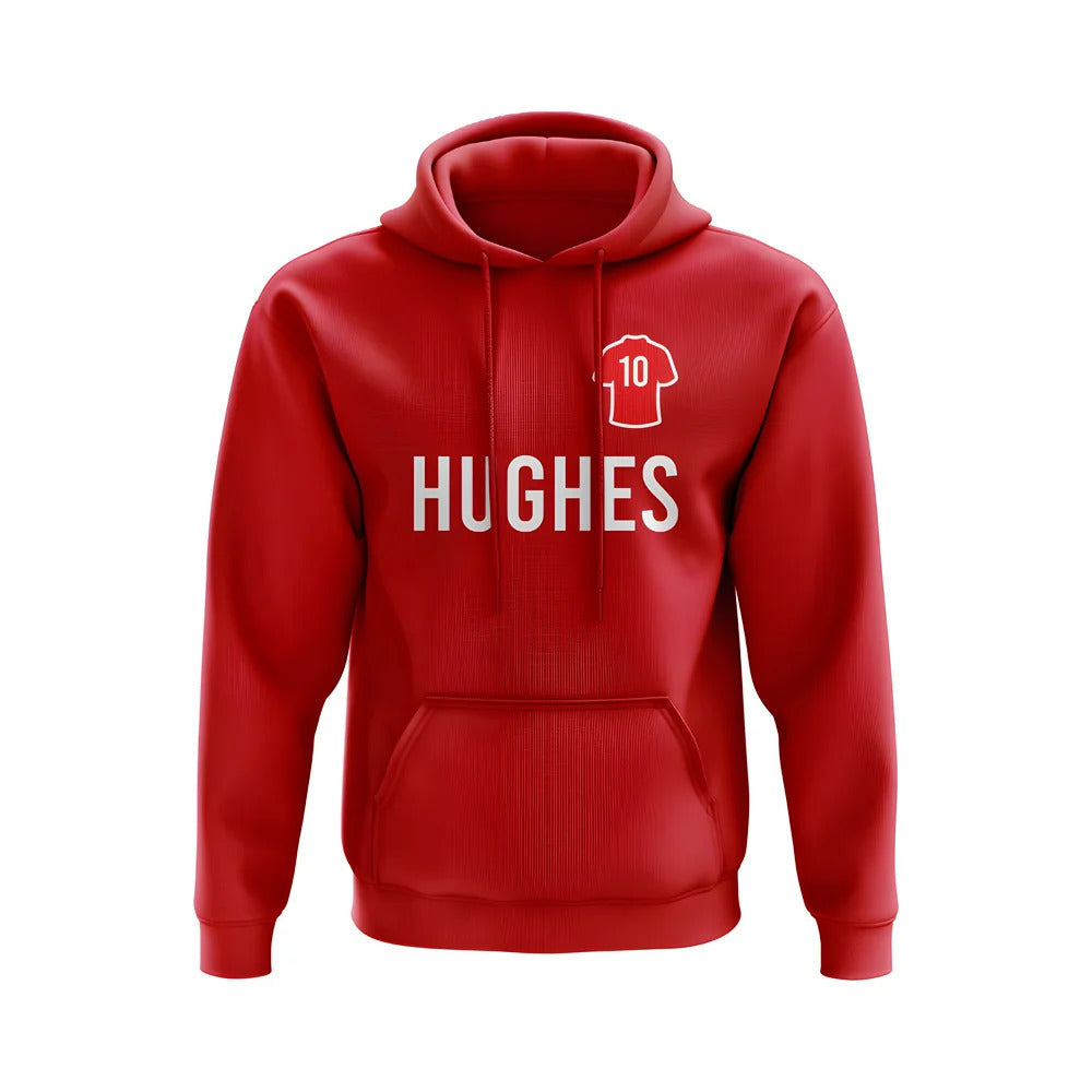 Mark Hughes Man United Number Hoody (Red)_1