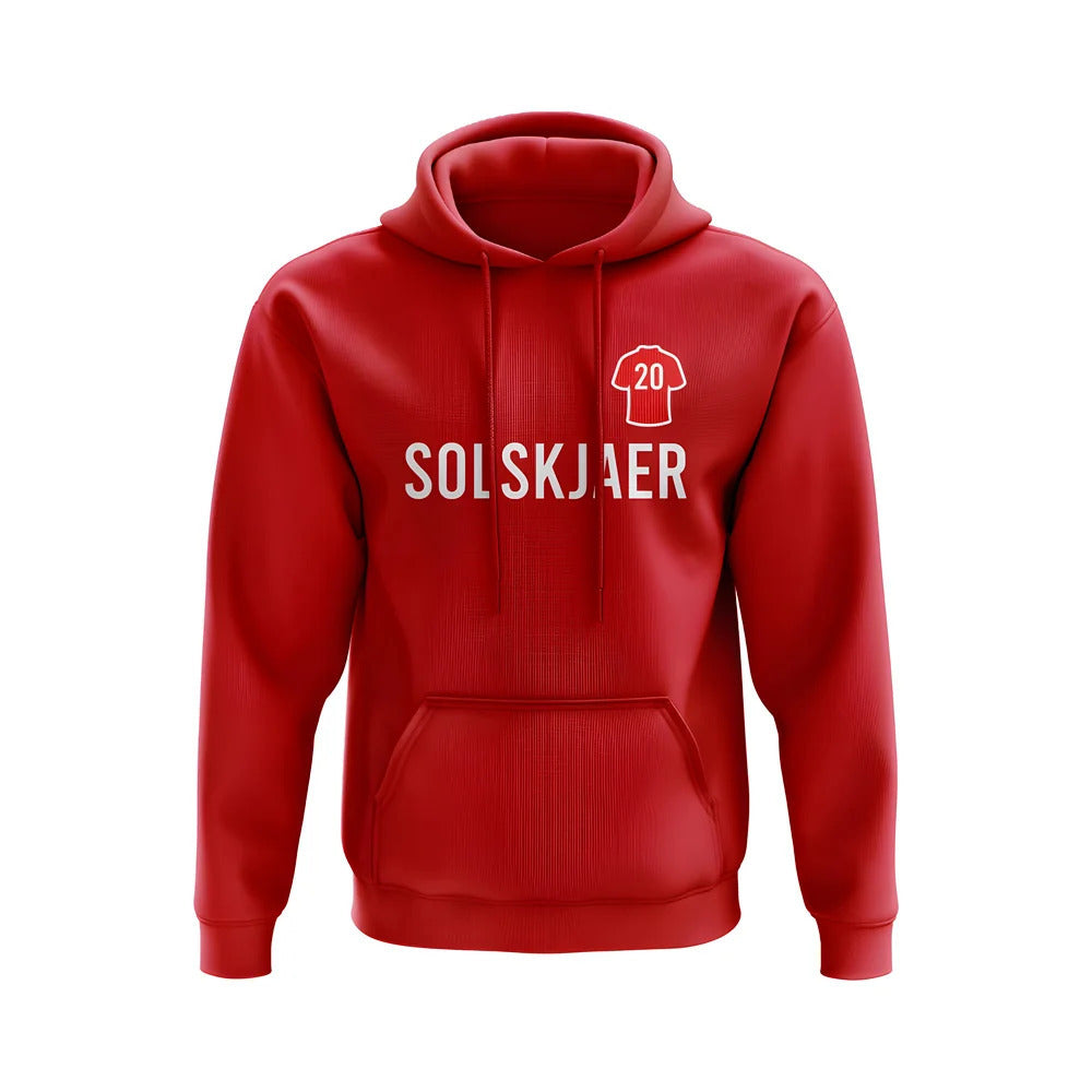 Ole Gunnar Solskjaer Man United Number Hoody (Red)_0