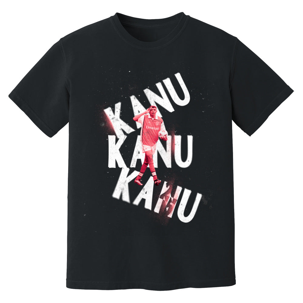 Kanu Arsenal Premier League Legend T-Shirt (Black)_0